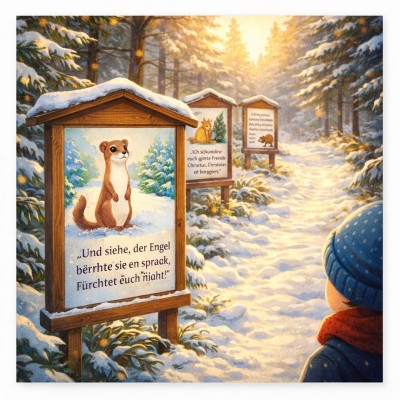 Wald-Weihnachtsweg Birkenfeld lädt zu winterlichem Naturerlebnis ein